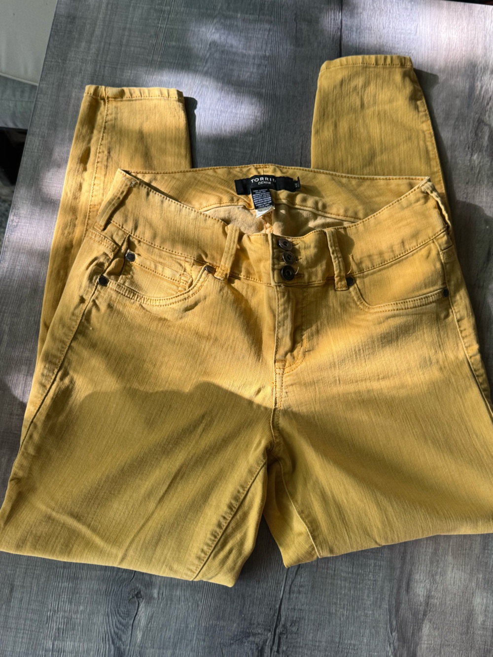 torrid Yellow Denim Jeans